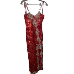 Vintage 1980’s sequin prom dress